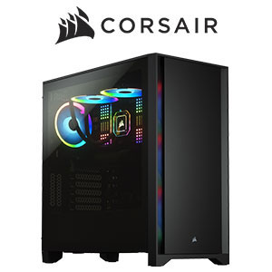 Corsair 4000D Gaming Case - Black