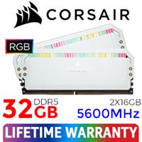 Corsair Dominator Platinum RGB 32GB DDR5 5600MHz - White