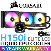 Corsair H150i Elite LCD Display 360mm Liquid CPU Cooler - Open Box