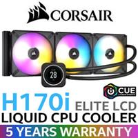 Corsair H170i Elite LCD Display 420mm Liquid CPU Cooler