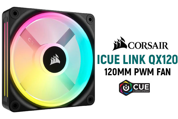 Kit d'extension ventilateur PWM PC 120 mm iCUE LINK QX120 RGB