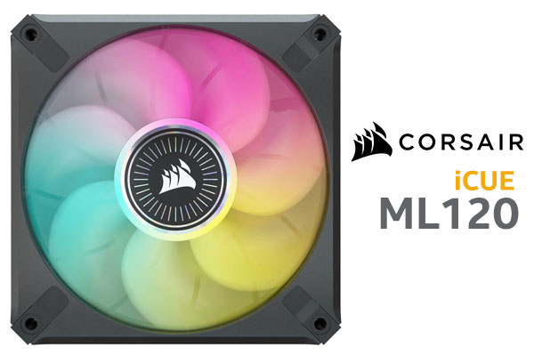 Corsair iCUE ML120 RGB ELITE Premium 120mm PWM Magnetic Levitation Fan - Single Pack / CO-9050112-WW