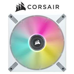 Corsair iCUE ML140 RGB ELITE Premium Fan White
