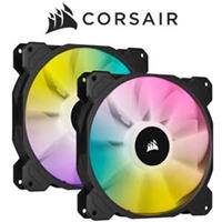Corsair iCUE SP140 RGB Elite 140mm PWM Dual Fan - Black