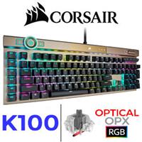 CORSAIR K100 Optical Mechanical Keyboard - Midnight Gold