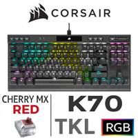 Corsair K70 RGB TKL CHAMPION SERIES Keyboard - CHERRY MX Red