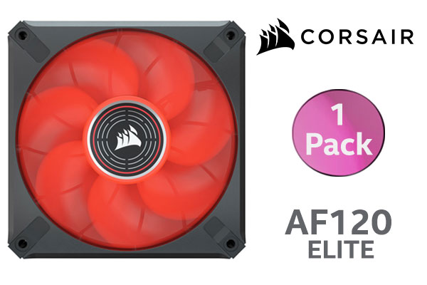 Corsair ML120 LED ELITE RED Premium 120mm PWM Magnetic Levitation Fan - Single Pack / CO-9050120-WW