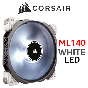 Corsair ML140 Pro 140mm White LED Case Fan