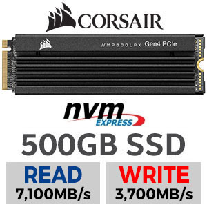 Corsair MP600 PRO LPX 500GB NVMe SSD