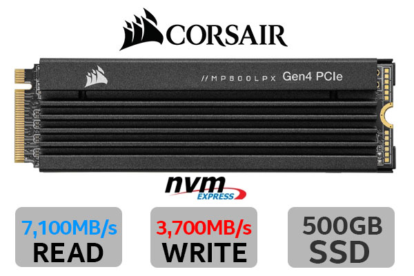 Corsair MP600 PRO LPX 500GB NVMe SSD