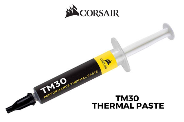 CORSAIR TM30 Performance Thermal Paste / GPU Thermal Compound / Enthusiast CPU Thermal Compound / Improved CPU Cooling / Installation Made Easy / Reliable and Safe / Long Service Life / CT-9010001-WW