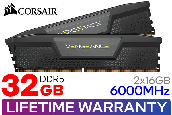 DDR5 Corsair Vengeance 32Go 6000Mhz CL36 XMP