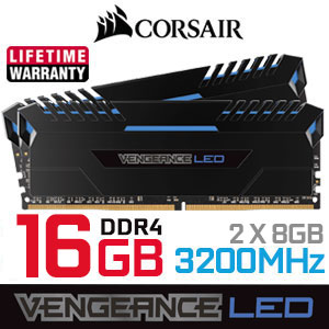 CORSAIR Vengeance BLUE DDR4 3200MHz