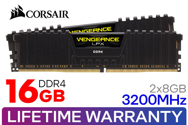Corsair Vengeance LPX Series Low Profile 16Go (2x 8Go) DDR4 3200 MH