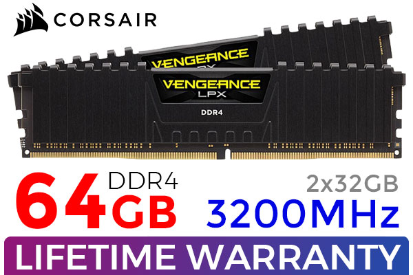 Corsair Vengeance LPX 64GB 3200MHz DDR4 - Best Deal - South Africa