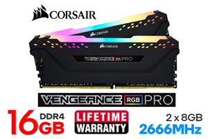 Corsair Vengeance RGB PRO 16GB 2666MHz Black