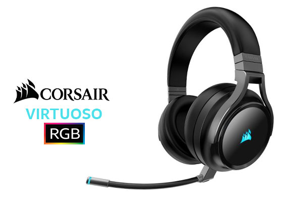 januar Juster Rejse Corsair VIRTUOSO RGB Wireless Gaming Headset - Carbon - Best Deal - South  Africa