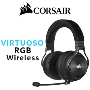 Corsair VIRTUOSO RGB Wireless XT Gaming Headset - Slate