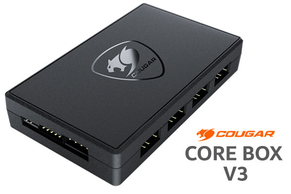 Cougar Core Box V3 ARGB PWM Fan Controller - OPEN BOX
