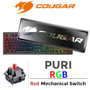 Cougar PURI RGB Mechanical Gaming Keyboard - Red Switch