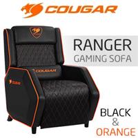 Cougar Ranger Gaming Sofa - Black/Orange