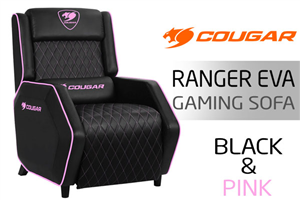 Cougar Ranger EVA Gaming Sofa - Black/Pink - Best Deal - South Africa