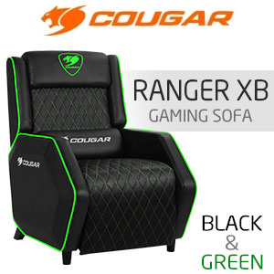 Cougar Ranger XB Gaming Sofa - Black/XBOX Green