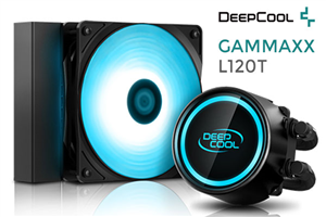 Deepcool GAMMAXX L120 V2 AIO CPU Liquid Cooler - Black