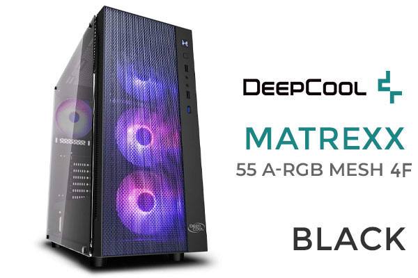 Корпус Deepcool MATREXX 55 Mesh add-RGB 4f Black. Корпус Deepcool MATREXX 55 Mesh Black. Корпус - Deepcool MATREXX 55 Mesh add-RGB. Deepcool MATREXX 55 Mesh add-RGB 4f черный.