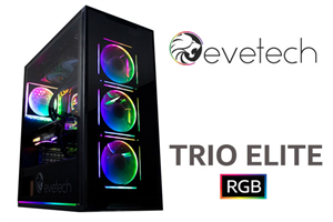 Evetech TRIO Elite RGB Gaming Case