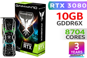 GAINWARD GeForce RTX 3080 Phoenix 10GB GDDR6X Graphics Card