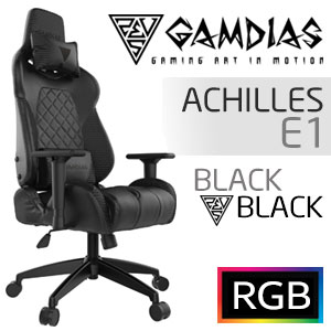 Gamdias Achilles E1 Gaming Chair - Black