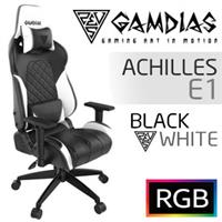 Gamdias Achilles E1 Gaming Chair - Black/White
