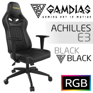 Gamdias Achilles E3 Gaming Chair - Black