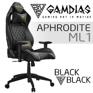 Gamdias Aphrodite ML1 Gaming Chair - Black