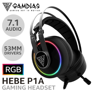 Gamdias Hebe P1A RGB Virtual 7.1 Gaming Headset