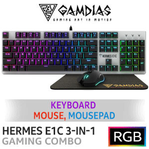Gamdias Hermes E1C 3 in 1 Gaming Combo