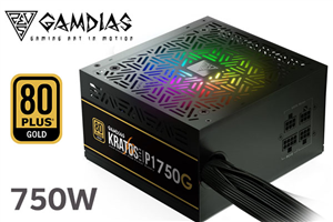 Gamdias KRATOS P1-750G RGB 750W Modular Power Supply