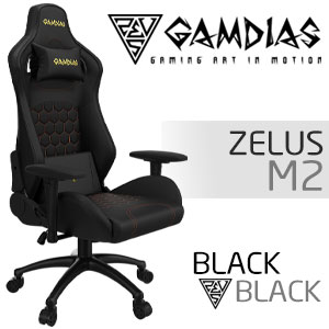 Gamdias Zelus M2 Gaming Chair - Black
