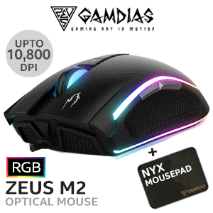 Gamdias ZEUS M2 RGB Optical Gaming Mouse