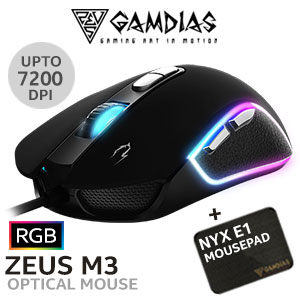 Gamdias ZEUS M3 RGB Optical Gaming Mouse