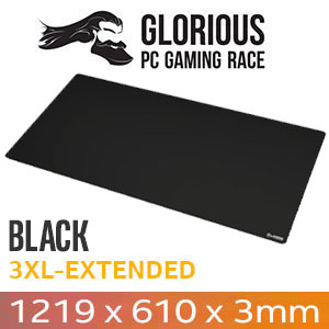 Glorious 3XL Extended Gaming Mousepad - Black Edition