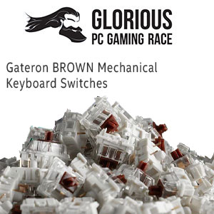 Glorious Gateron BROWN Mechanical Keyboard Switches