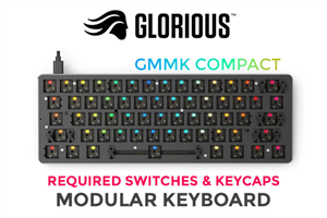 Glorious GMMK Compact Modular Mechanical Keyboard