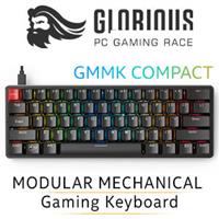 Glorious GMMK Modular Mechanical Keyboard - Compact Black
