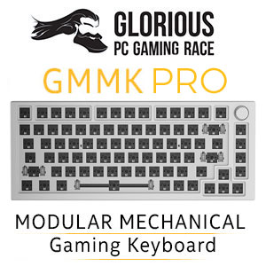 Glorious GMMK Pro Gaming Keyboard - White Ice