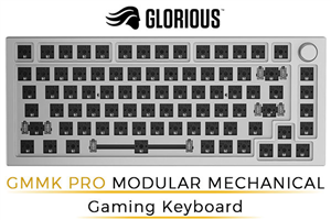 Glorious GMMK Pro Gaming Keyboard - White Ice