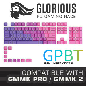 Glorious GPBT Premium PBT Keycaps - Nebula