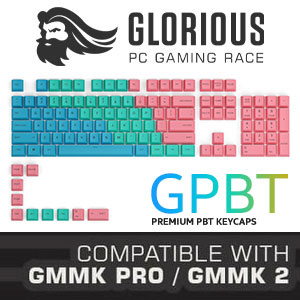 Glorious GPBT Premium PBT Keycaps - Pastel