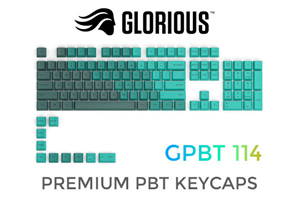 Glorious GPBT Premium PBT Keycaps - Rain Forest